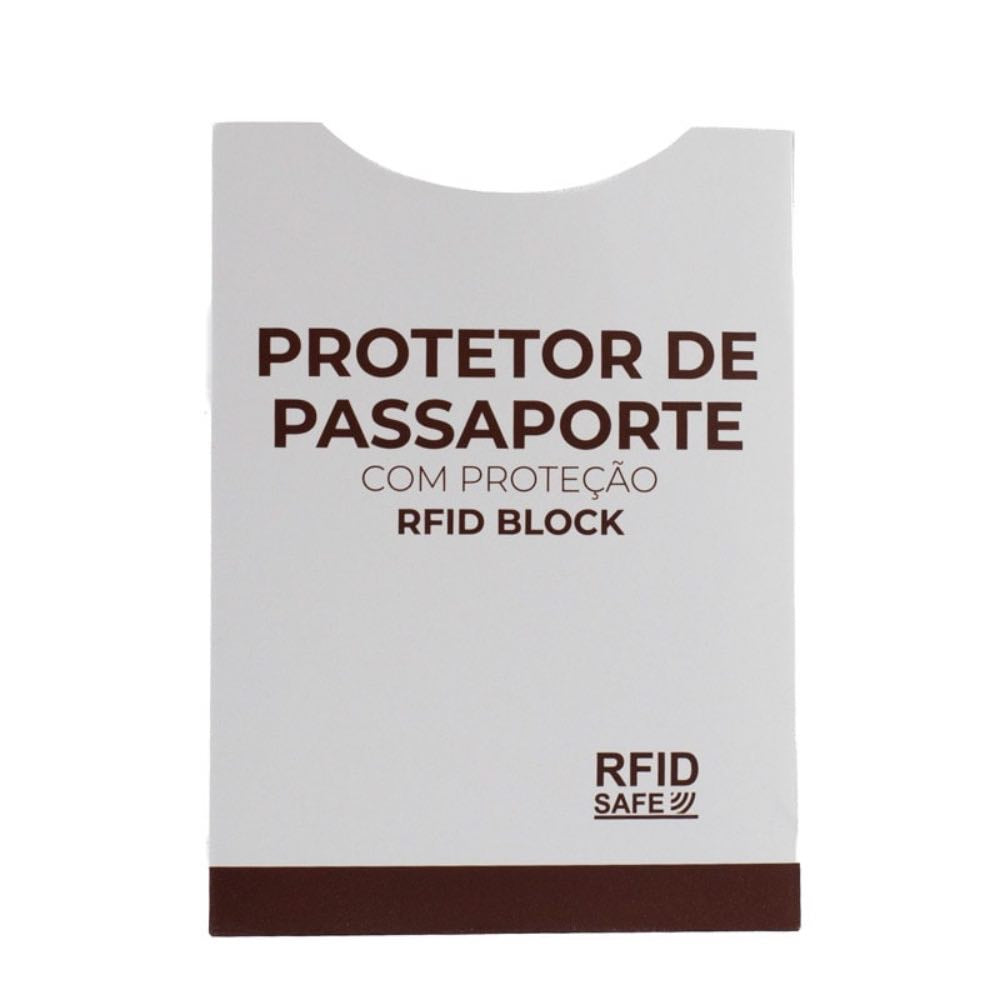 Conjunto Protetor RFID BLOCK Cavezzale Branco 105212