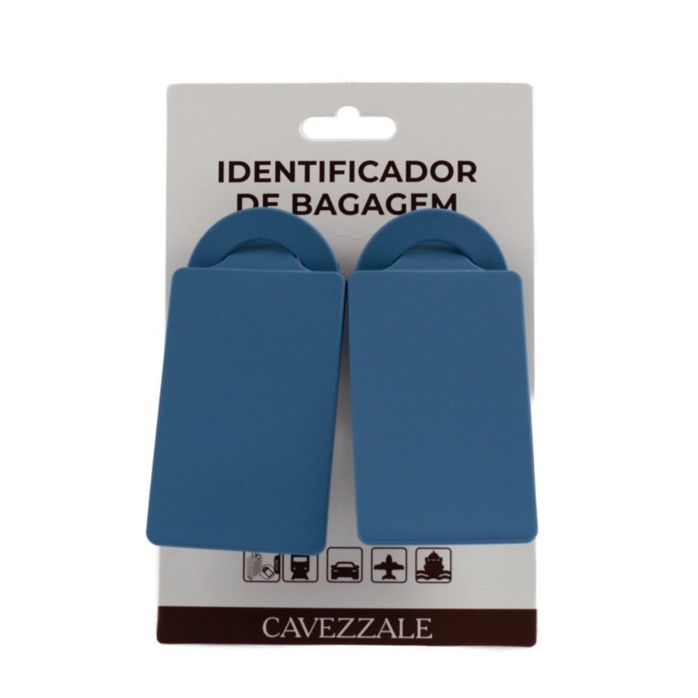 Identificador de Bagagem Cavezzale Silicone Azul 105231