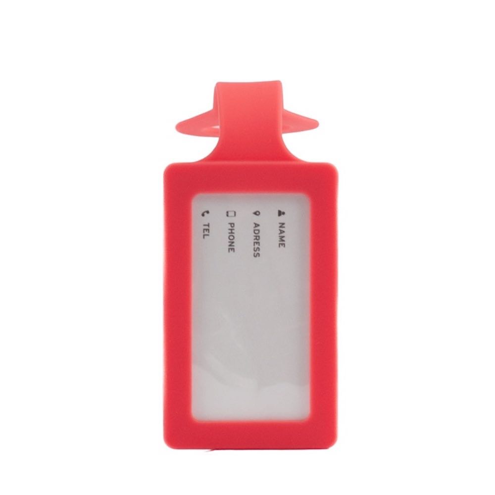 Identificador de Bagagem Cavezzale Silicone Vermelho 105231