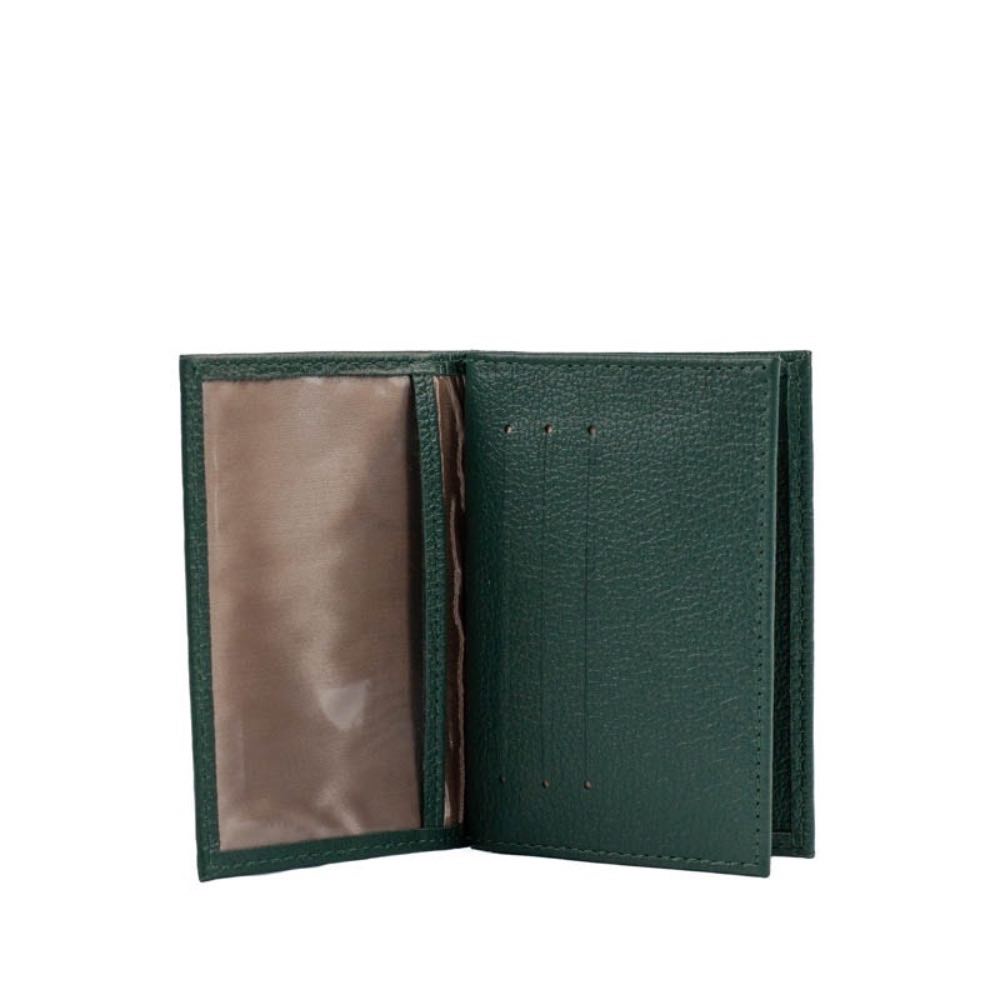 Porta Documentos Couro Fly Cavezzale Musgo 105312
