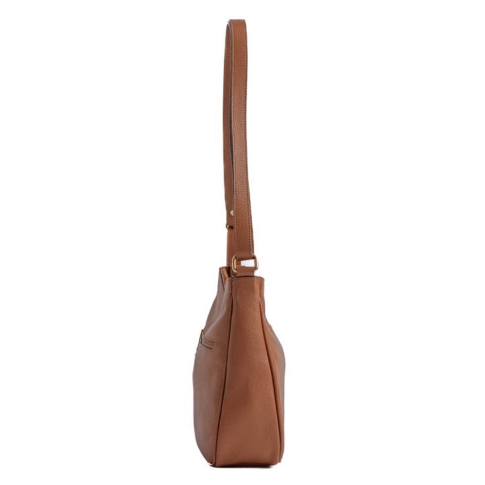 Bolsa de Couro Cavezzale Marrom 105316