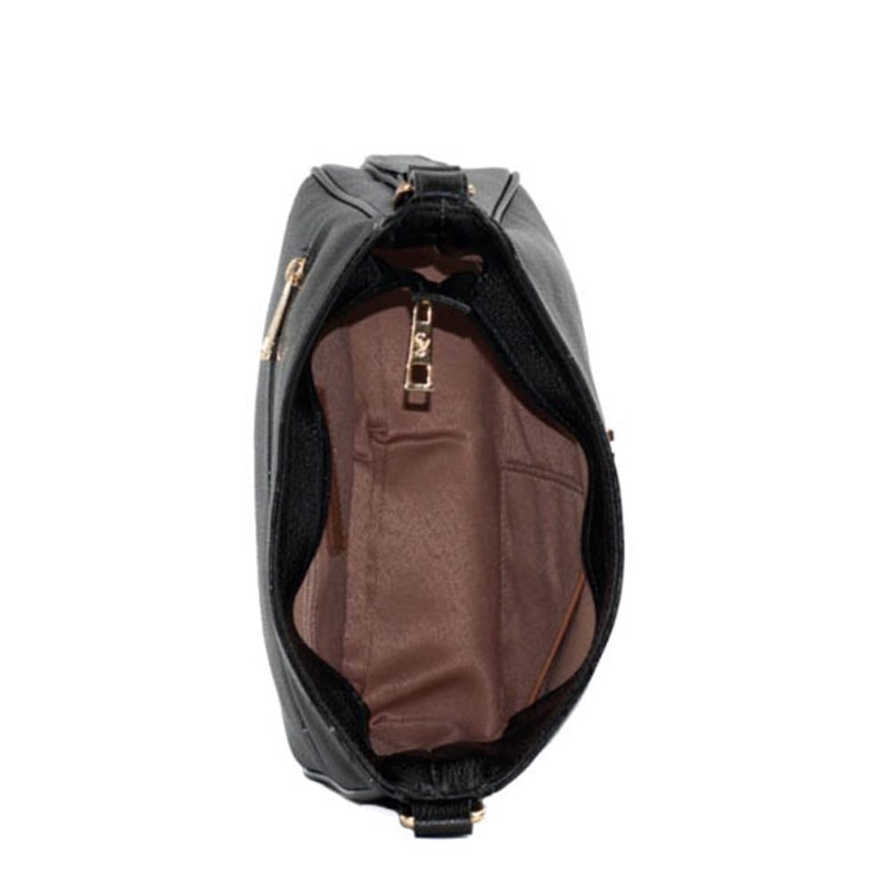 Bolsa de Couro Cavezzale Floater Preto 105316