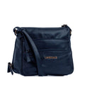 Bolsa de Couro Feminina Roma Cavezzale Marinho 102240