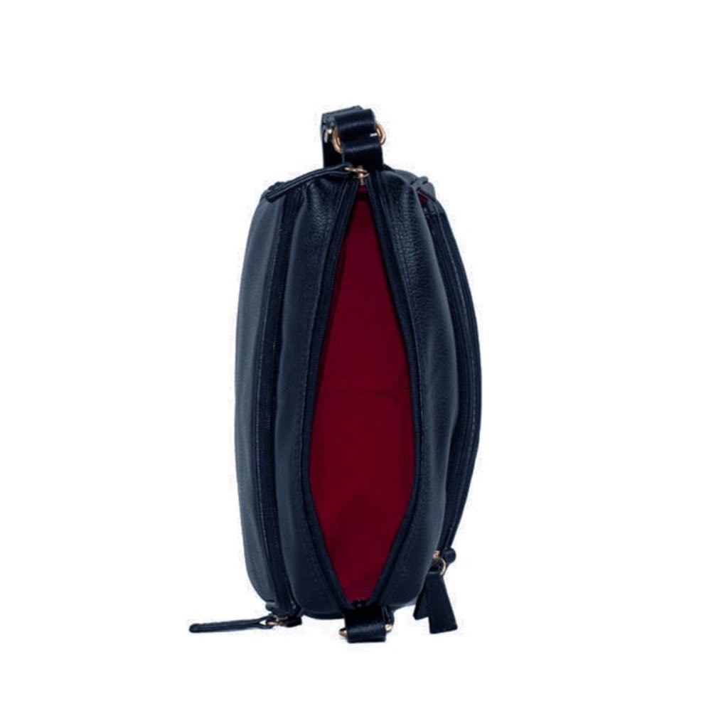 Bolsa de Couro Feminina Roma Cavezzale Marinho 102240