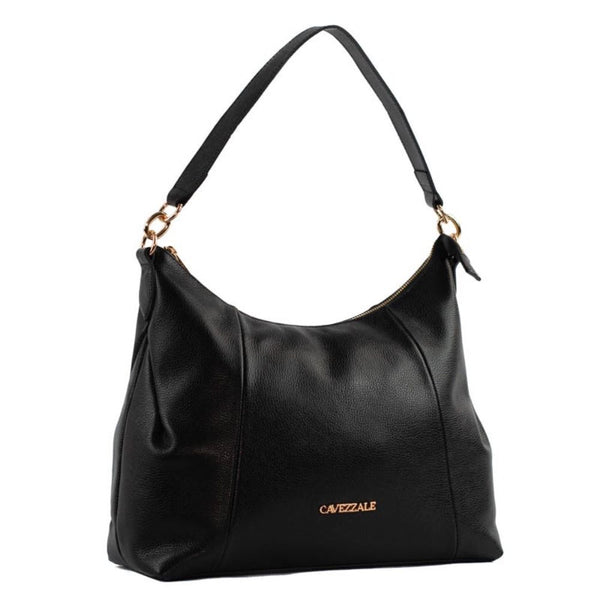 Bolsa Hobo Grande de Couro Soft Cavezzale Preto 105330