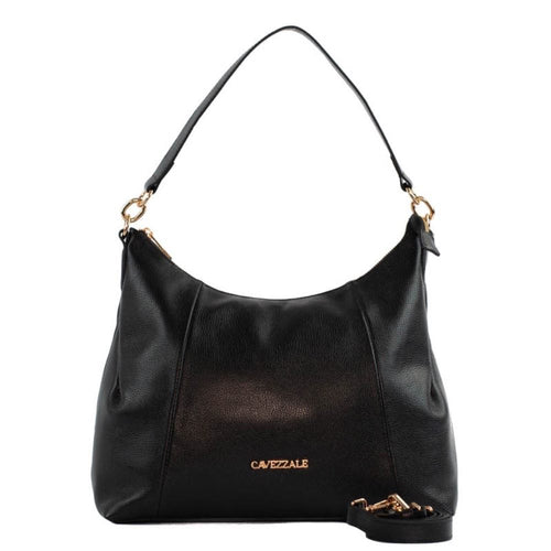 Bolsa Hobo Grande de Couro Soft Cavezzale Preto 105330