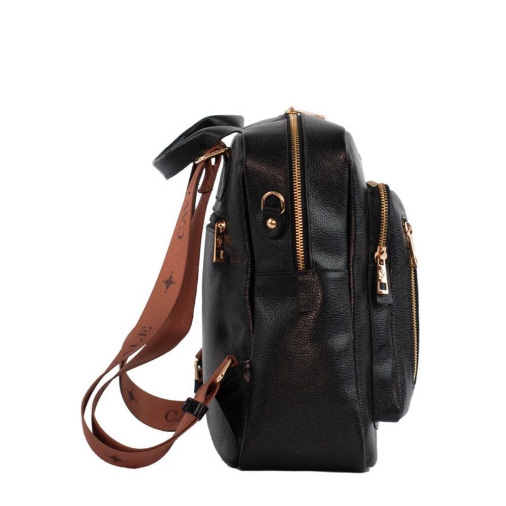 Mochila de Couro Cavezzale Soft Preto 105331