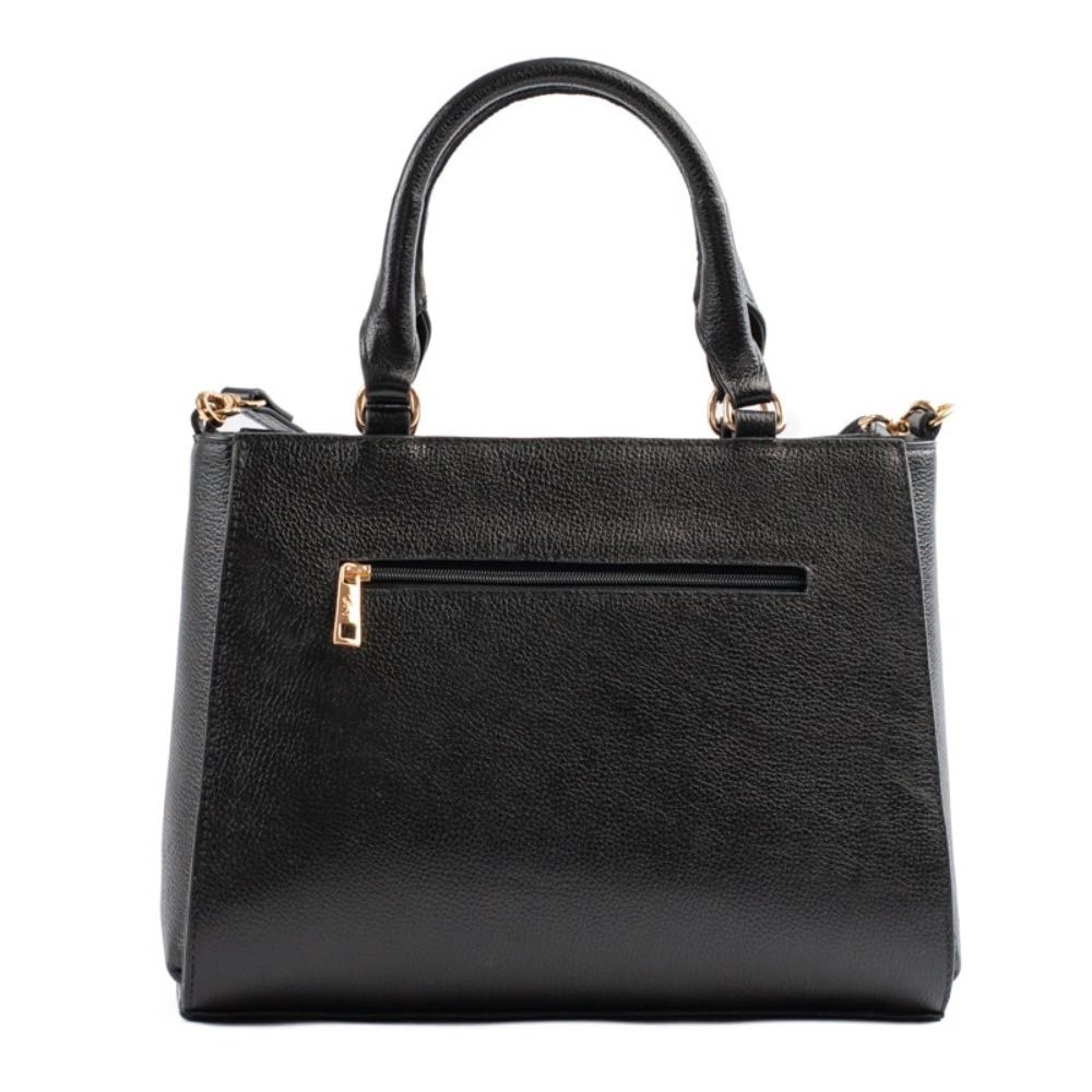 Tote Bag Média de Couro Floter Cavezzale Preto 105049