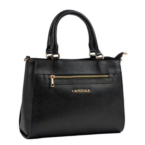 Tote Bag Média de Couro Floter Cavezzale Preto 105049
