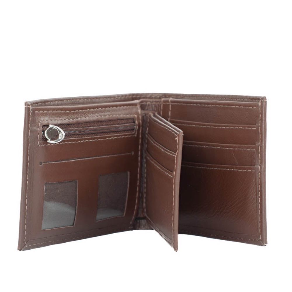 Carteira De Couro Masculina Grande Cavezzale Café 015670