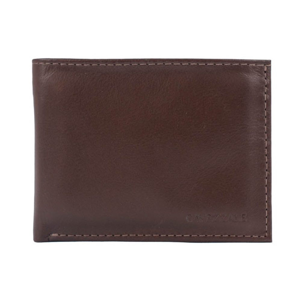 Carteira De Couro Masculina Grande Cavezzale Café 015670