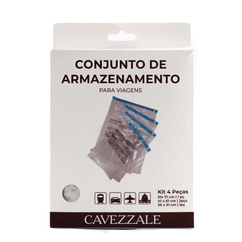 Conjunto de Armazenamento Cavezzale Incolor 105213