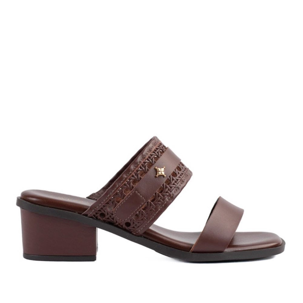 Tamanco de Couro Cavezzale Chocolate 105419