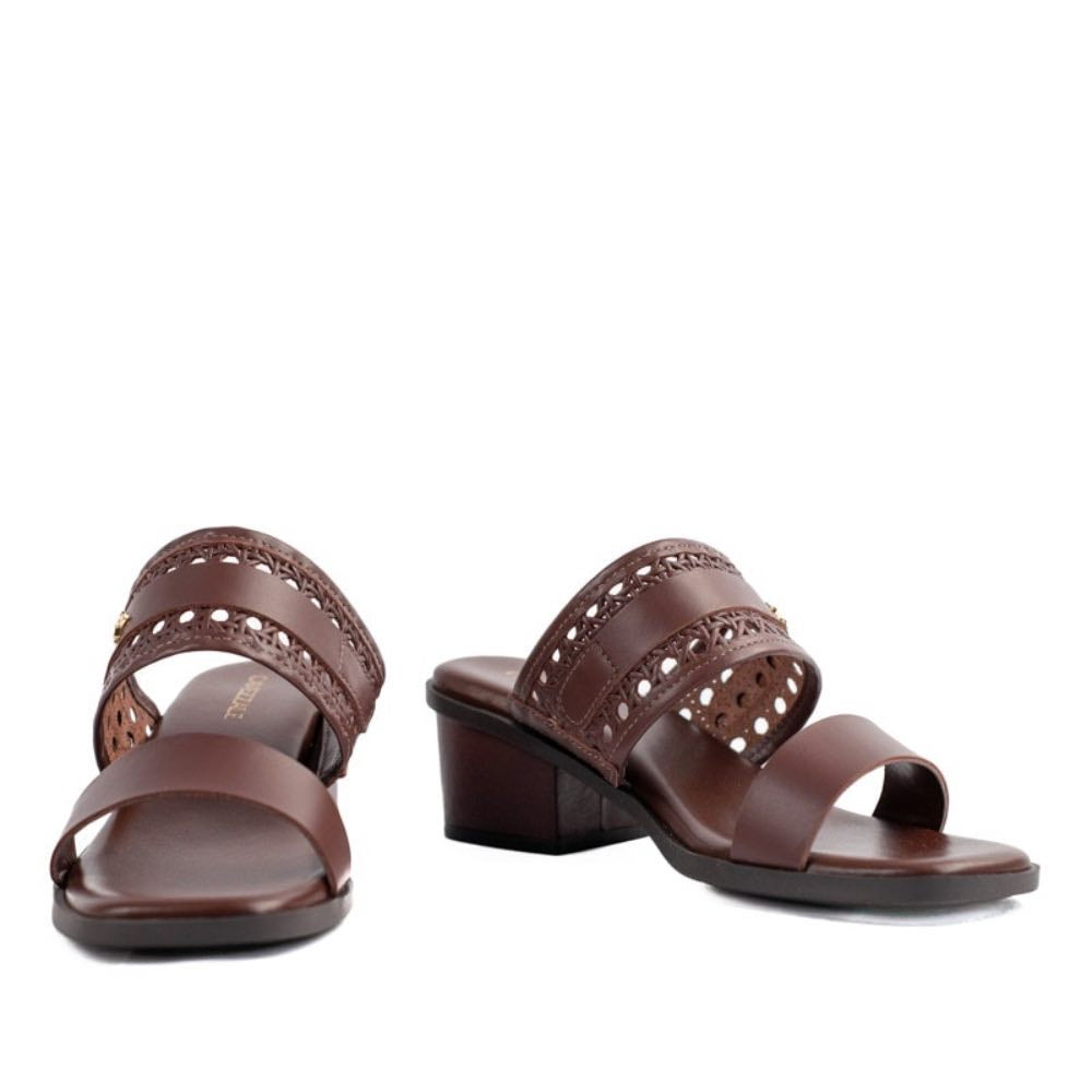 Tamanco de Couro Cavezzale Chocolate 105419
