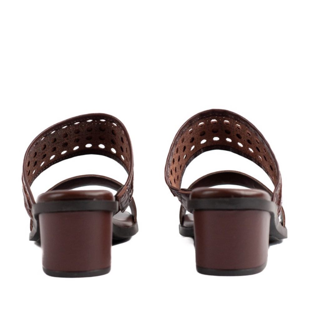 Tamanco de Couro Cavezzale Chocolate 105419