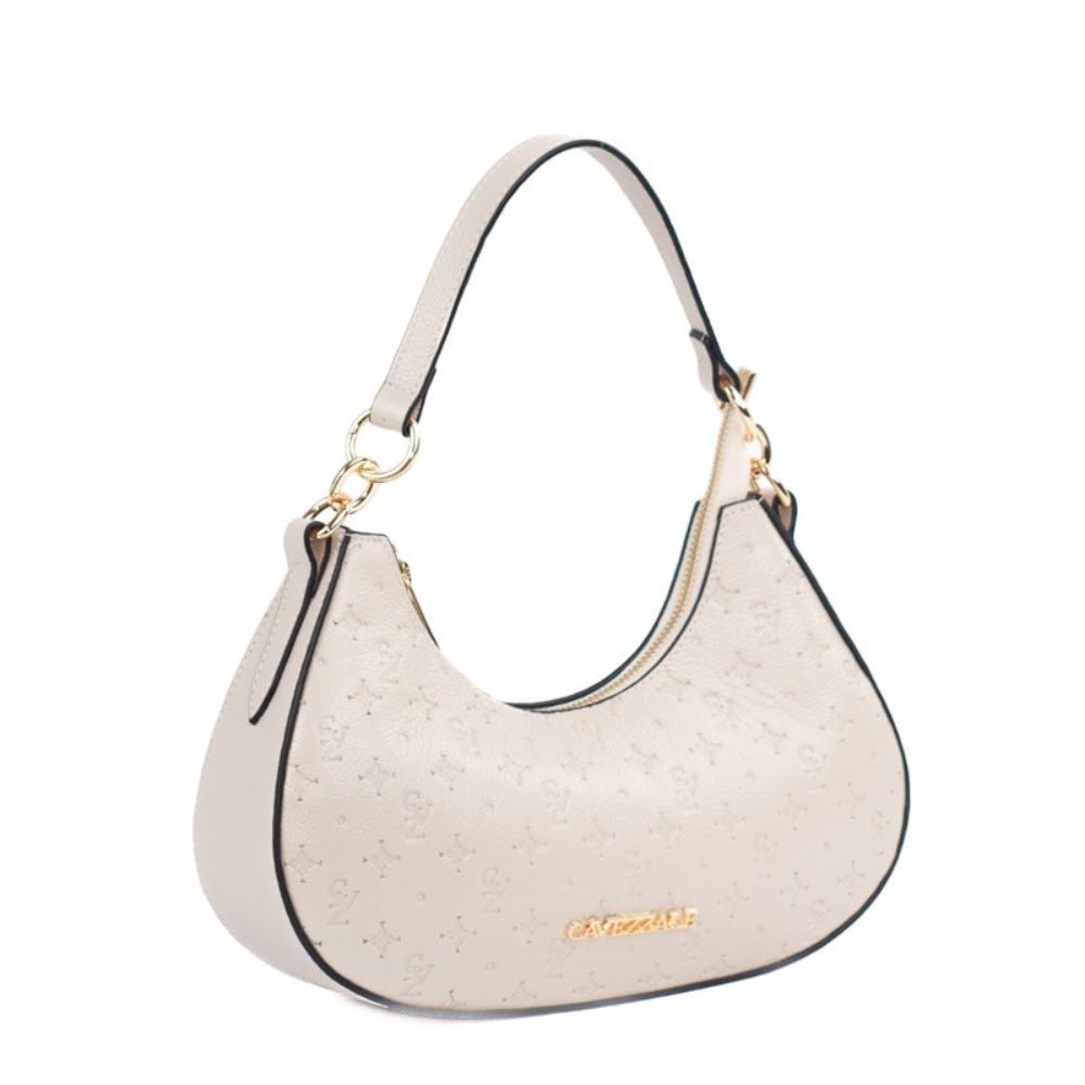 Bolsa de Couro Cavezzale Floter Monograma Off White 105481