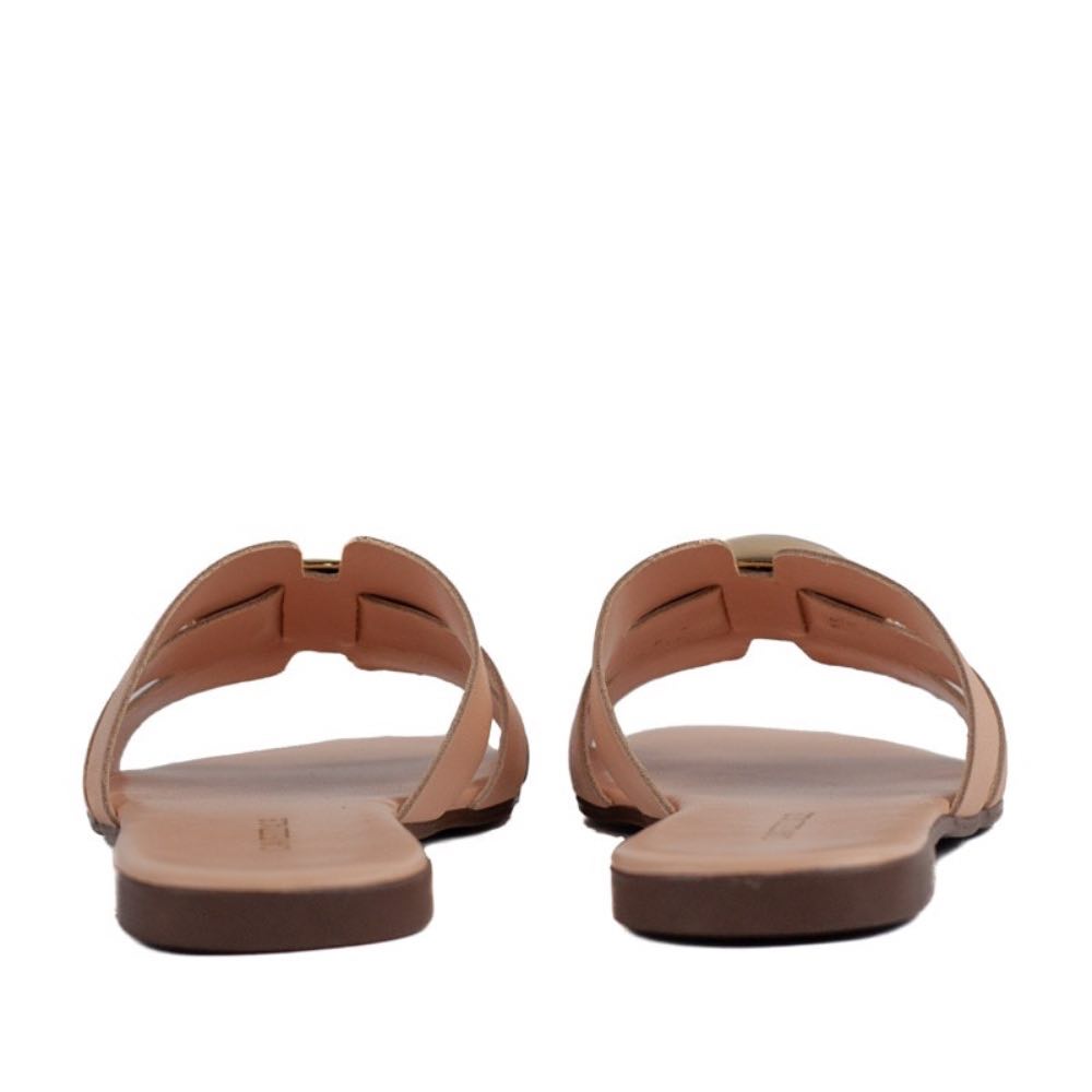 Tamanco de Couro Cavezzale Atanado Rose 105416