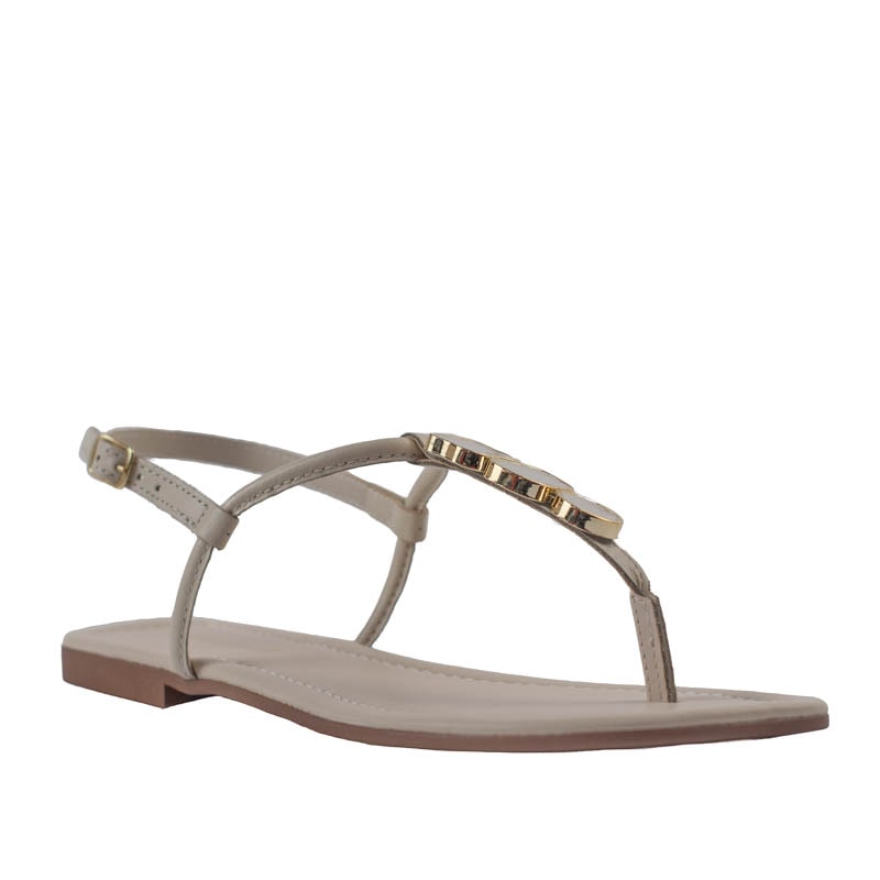 Sandália de Couro Atanado Cavezzale Off White 105410