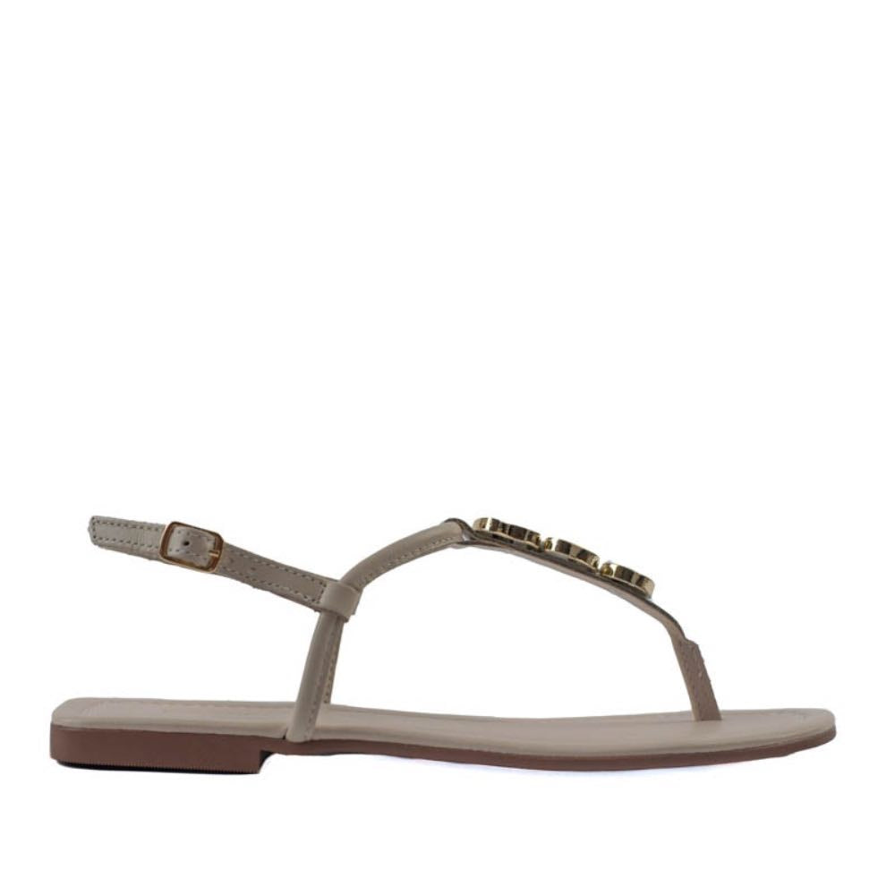 Sandália de Couro Atanado Cavezzale Off White 105410