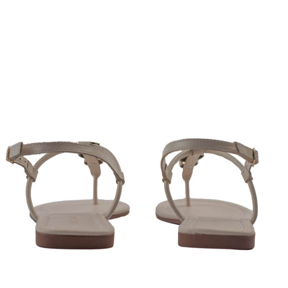 Sandália de Couro Atanado Cavezzale Off White 105410