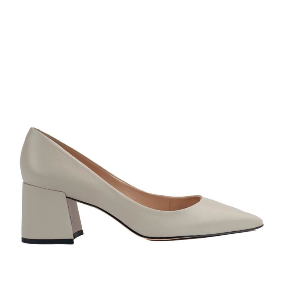 Scarpin de Couro Bristol Cavezzale Off White 105397