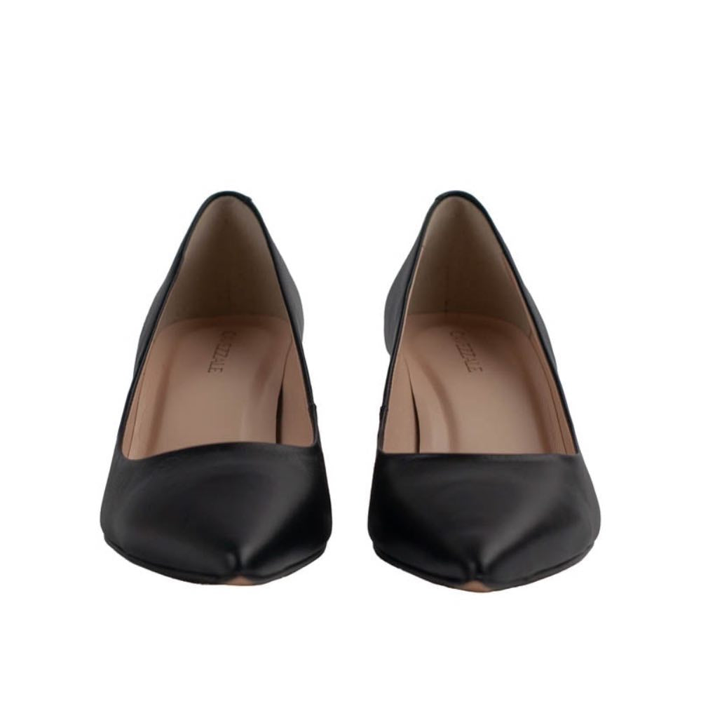 Scarpin de Couro Bristol Cavezzale Preto 105397