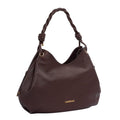 Bolsa Hobo Grande de Couro Floter Cavezzale Marrom 105560