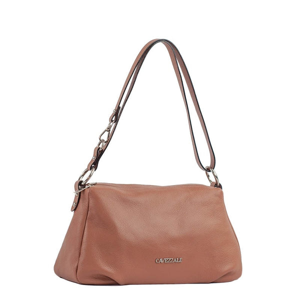 Bolsa Tiracolo Média de Couro Floter Cavezzale Mousse 105563