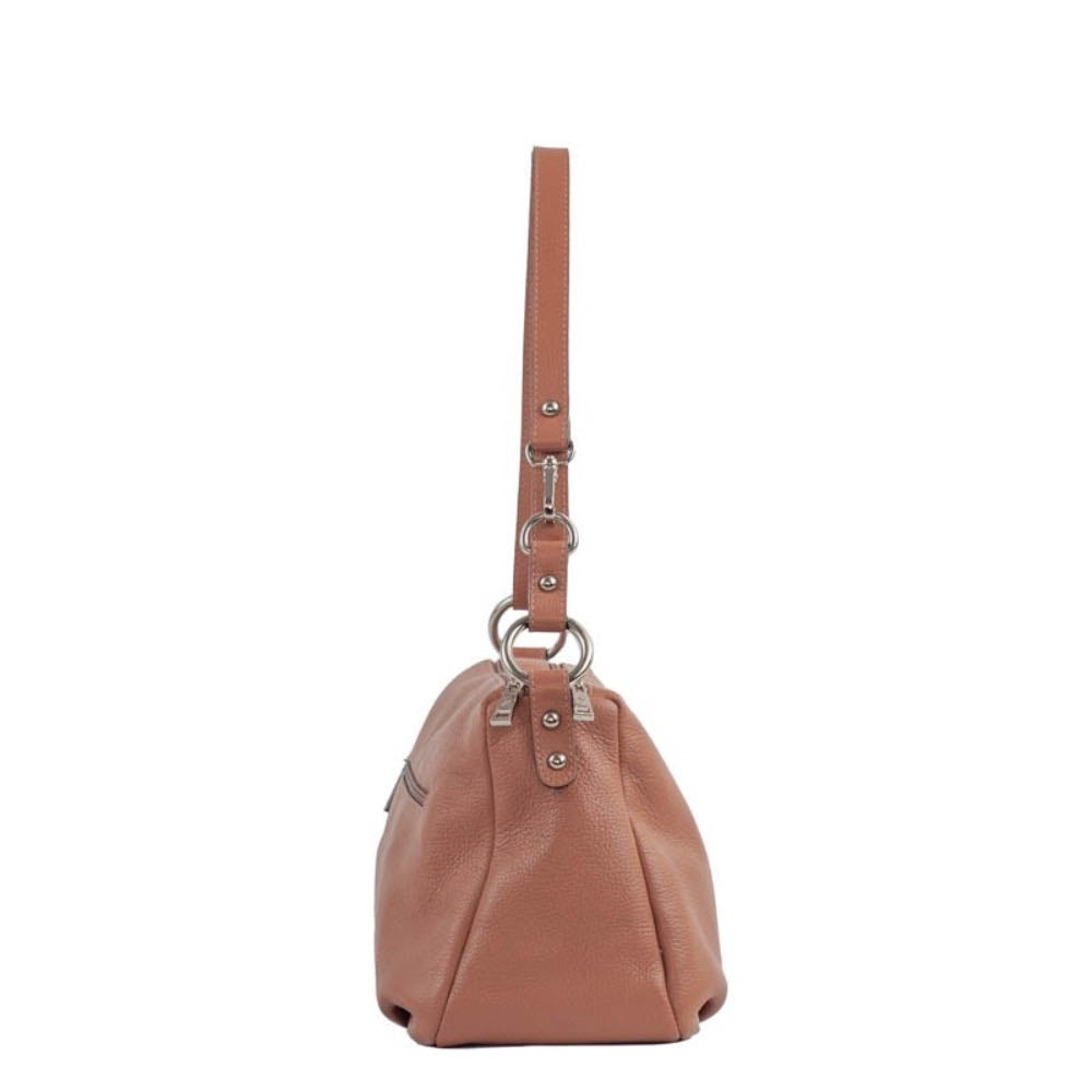 Bolsa Tiracolo Média de Couro Floter Cavezzale Mousse 105563