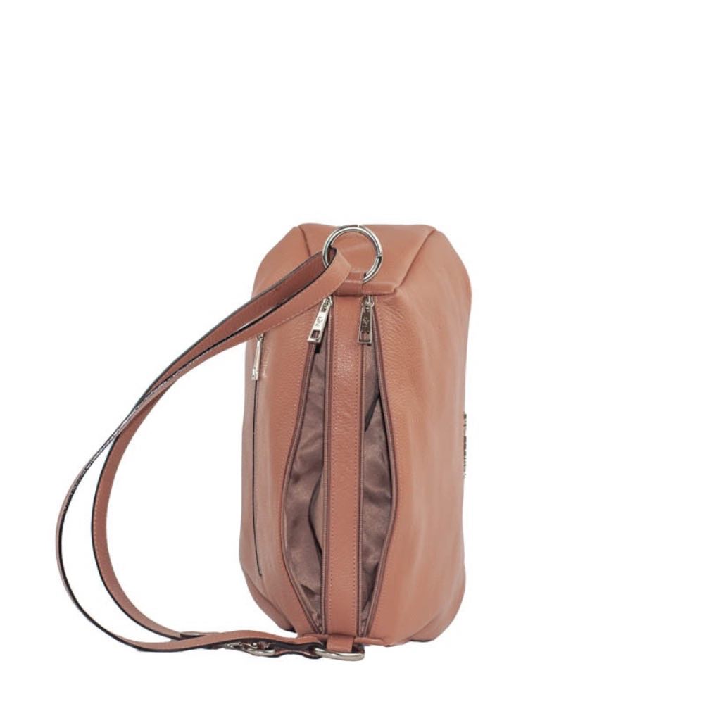 Bolsa Tiracolo Média de Couro Floter Cavezzale Mousse 105563
