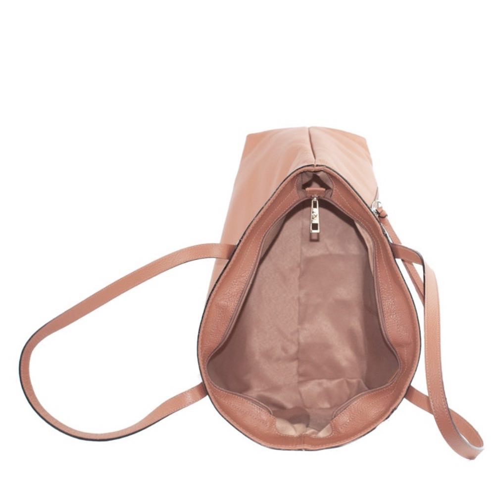 Shopping Bag Grande Couro Floter Cavezzale Mousse 105566