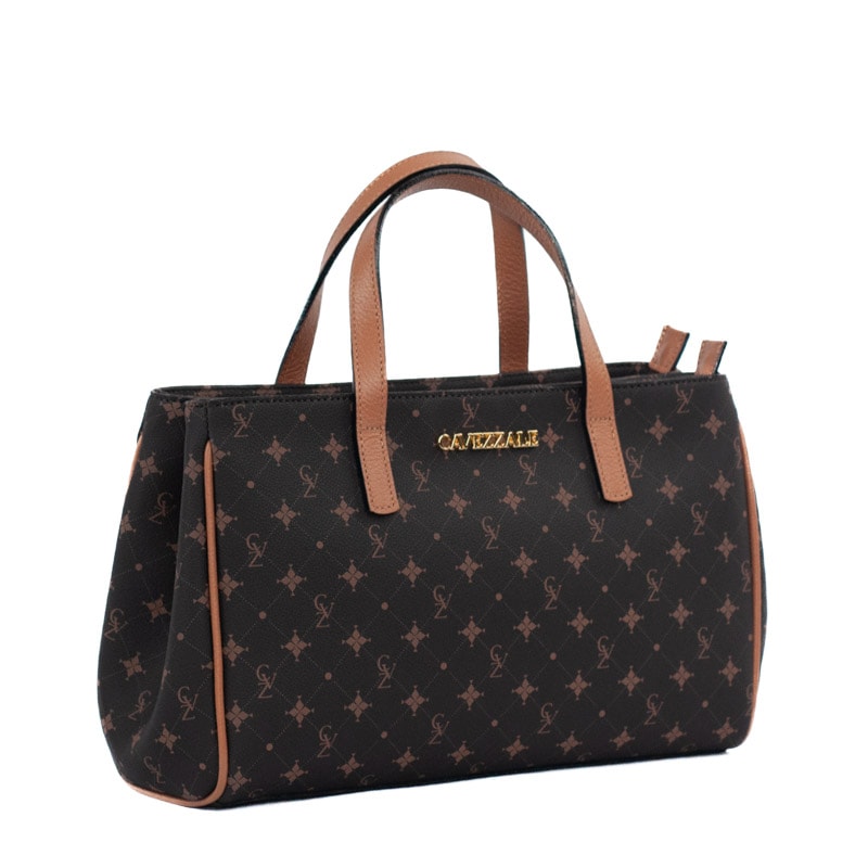 Tote Bag Média Personnalite Cavezzale Chocolate/Caramelo 105572