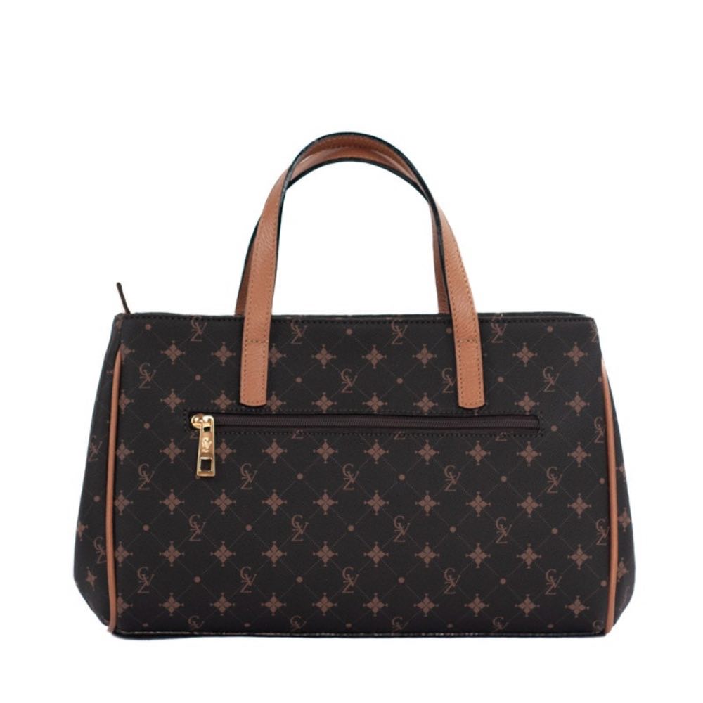 Tote Bag Média Personnalite Cavezzale Chocolate/Caramelo 105572