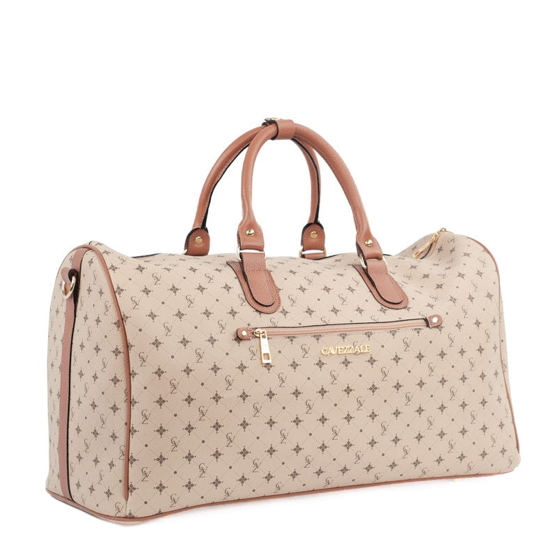Sacola Cavezzale Canvas Personnalité Nude/Mousse 103623
