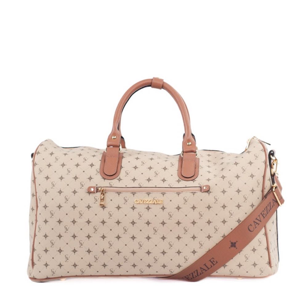Sacola Cavezzale Canvas Personnalité Nude/Mousse 103623