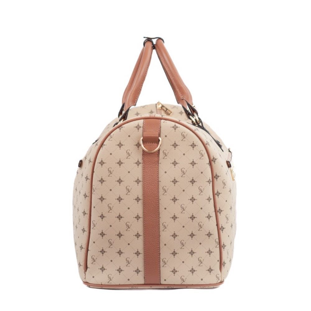 Sacola Cavezzale Canvas Personnalité Nude/Mousse 103623