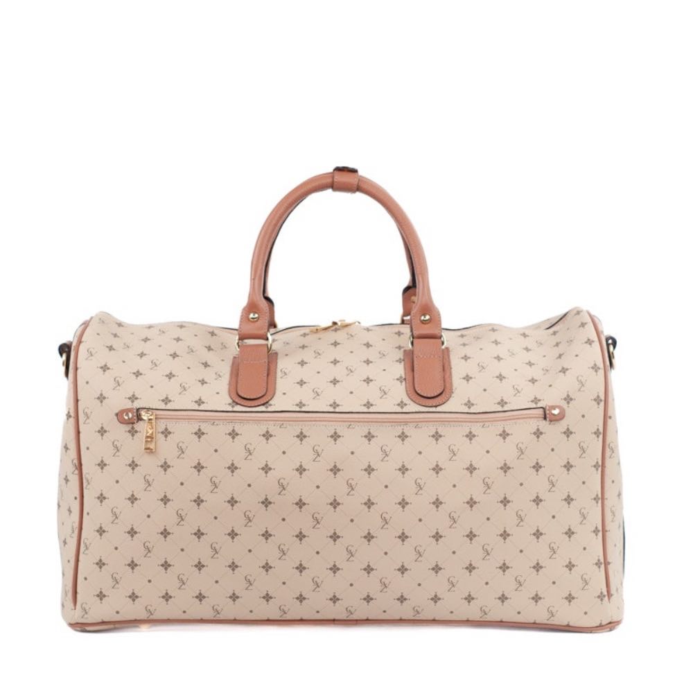 Sacola Cavezzale Canvas Personnalité Nude/Mousse 103623