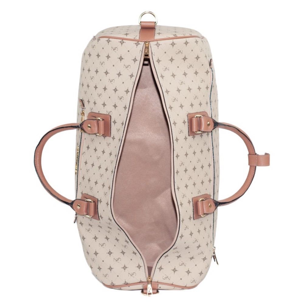 Sacola Cavezzale Canvas Personnalité Nude/Mousse 103623