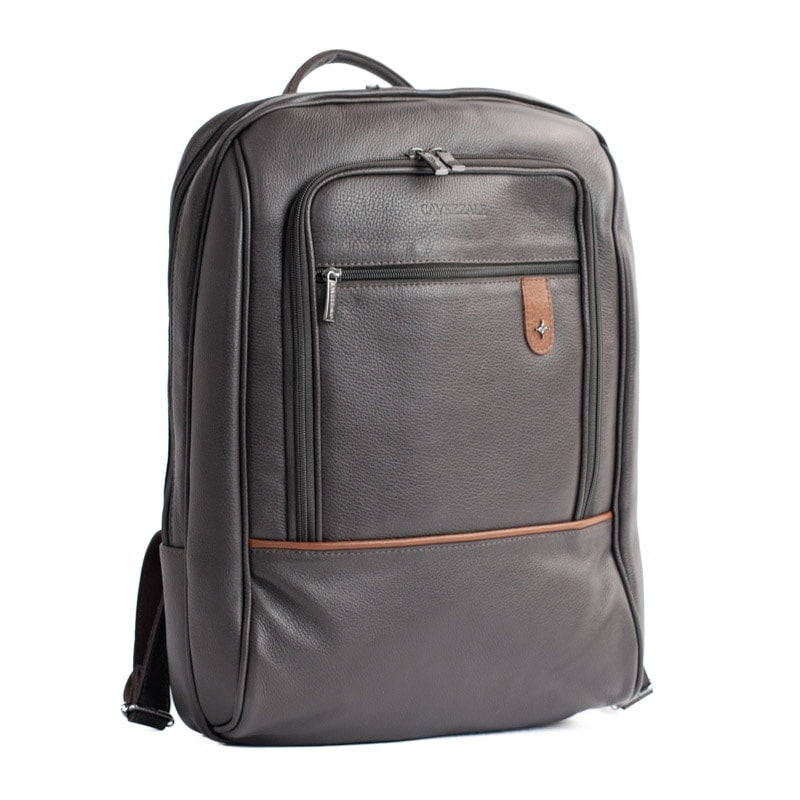 Mochila de Couro Búfalo Cavezzale Café/Whisky 105470