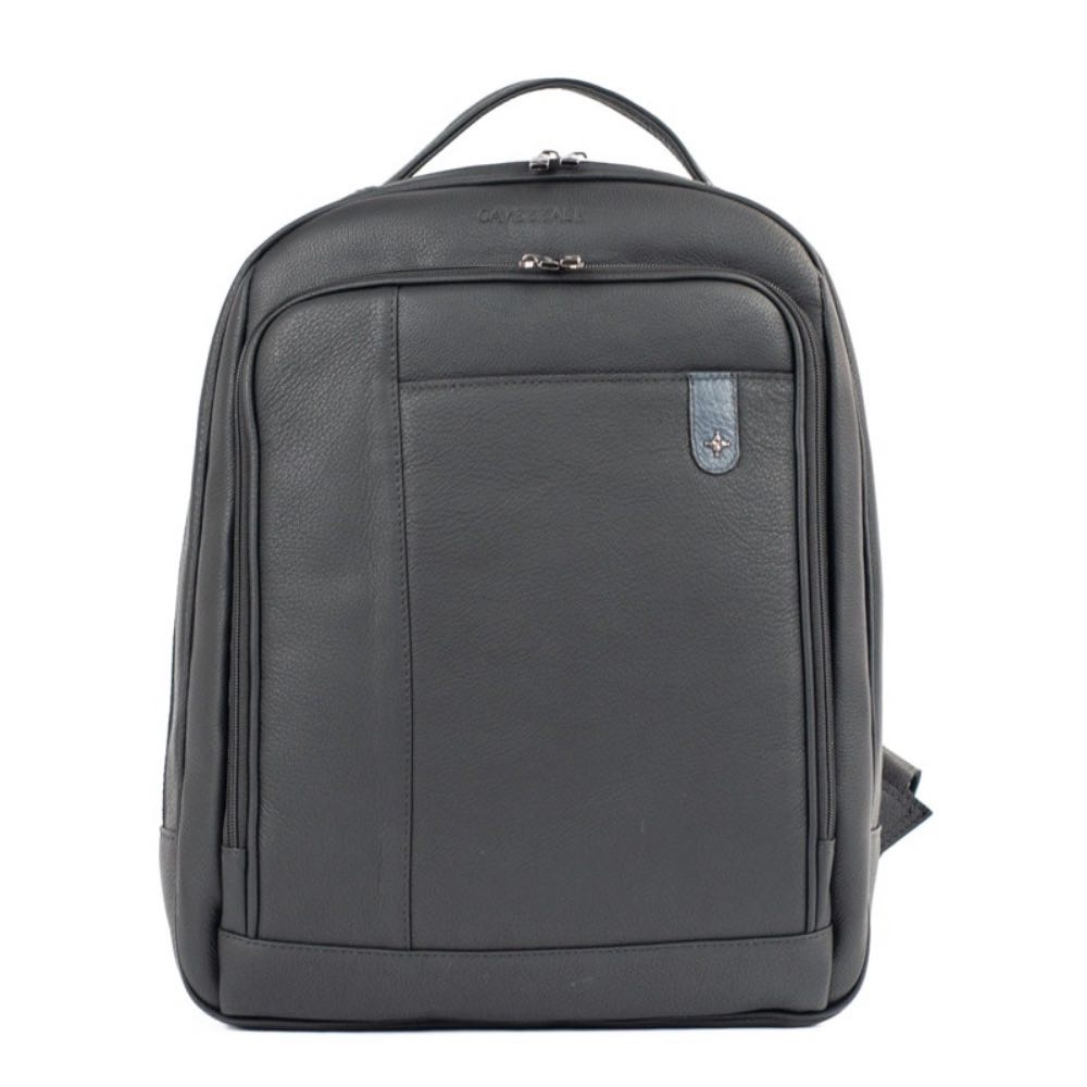 Mochila de Couro Búfalo Cavezzale Preto/Marinho 105473
