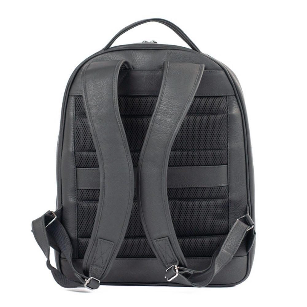 Mochila de Couro Búfalo Cavezzale Preto/Marinho 105473