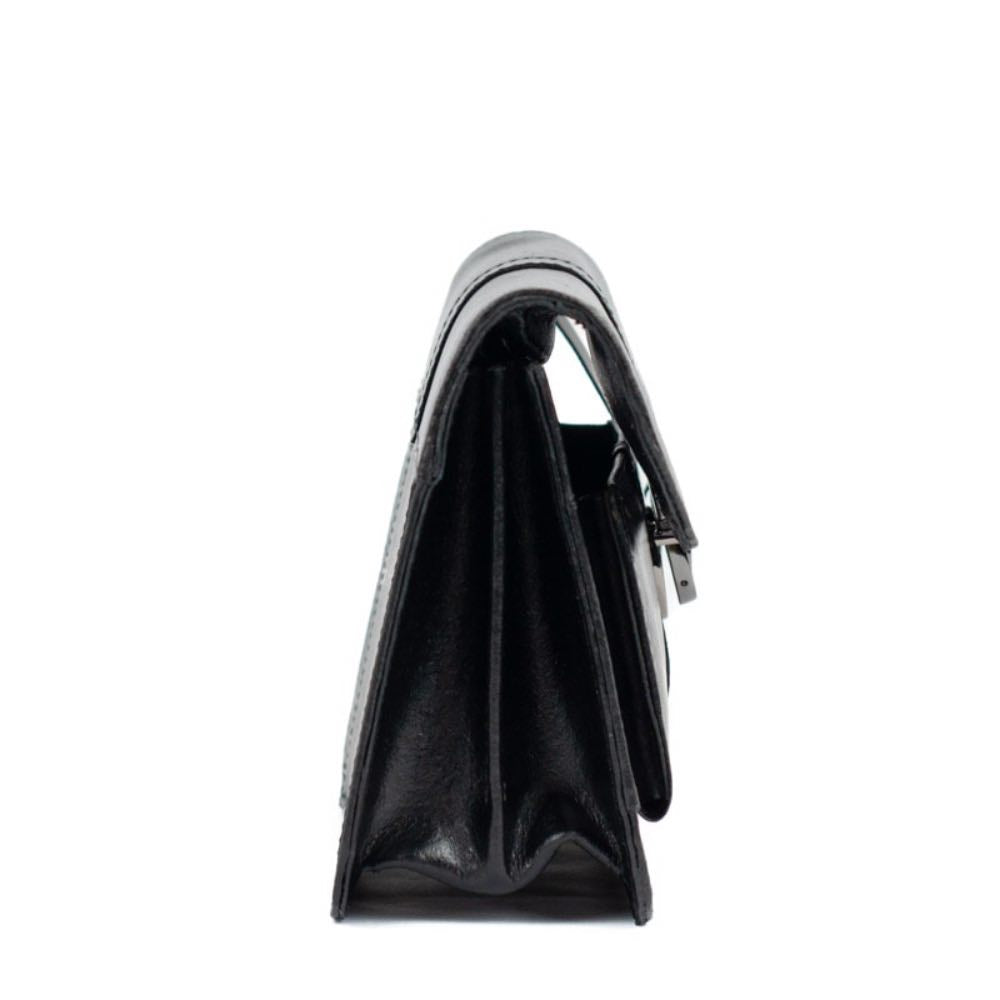 Capanga de Couro Ruga Cavezzale Preto 105478