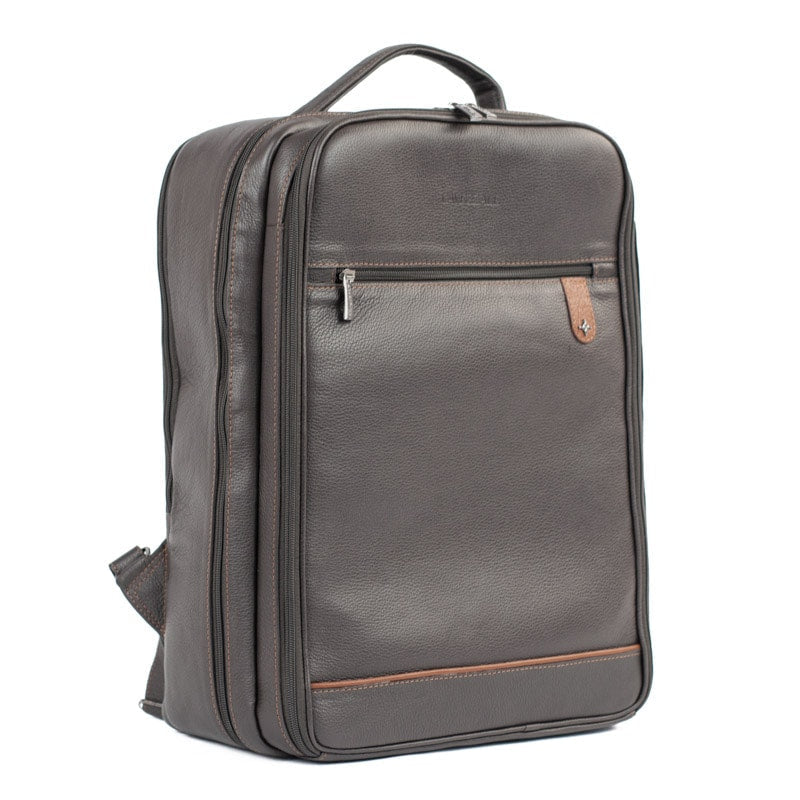 Mochila de Couro Búfalo Cavezzale Café/Whisky 105469