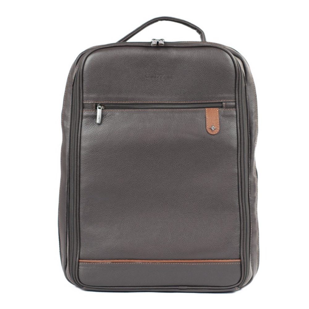 Mochila de Couro Búfalo Cavezzale Café/Whisky 105469