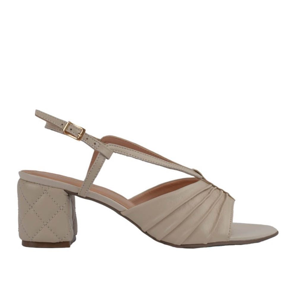 Sandália de Couro Cavezzale Veneto Off White 105421