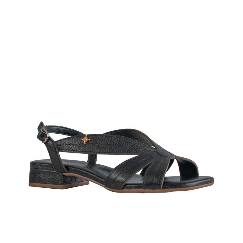 Sandália de Couro Cavezzale Floter Preto 104860