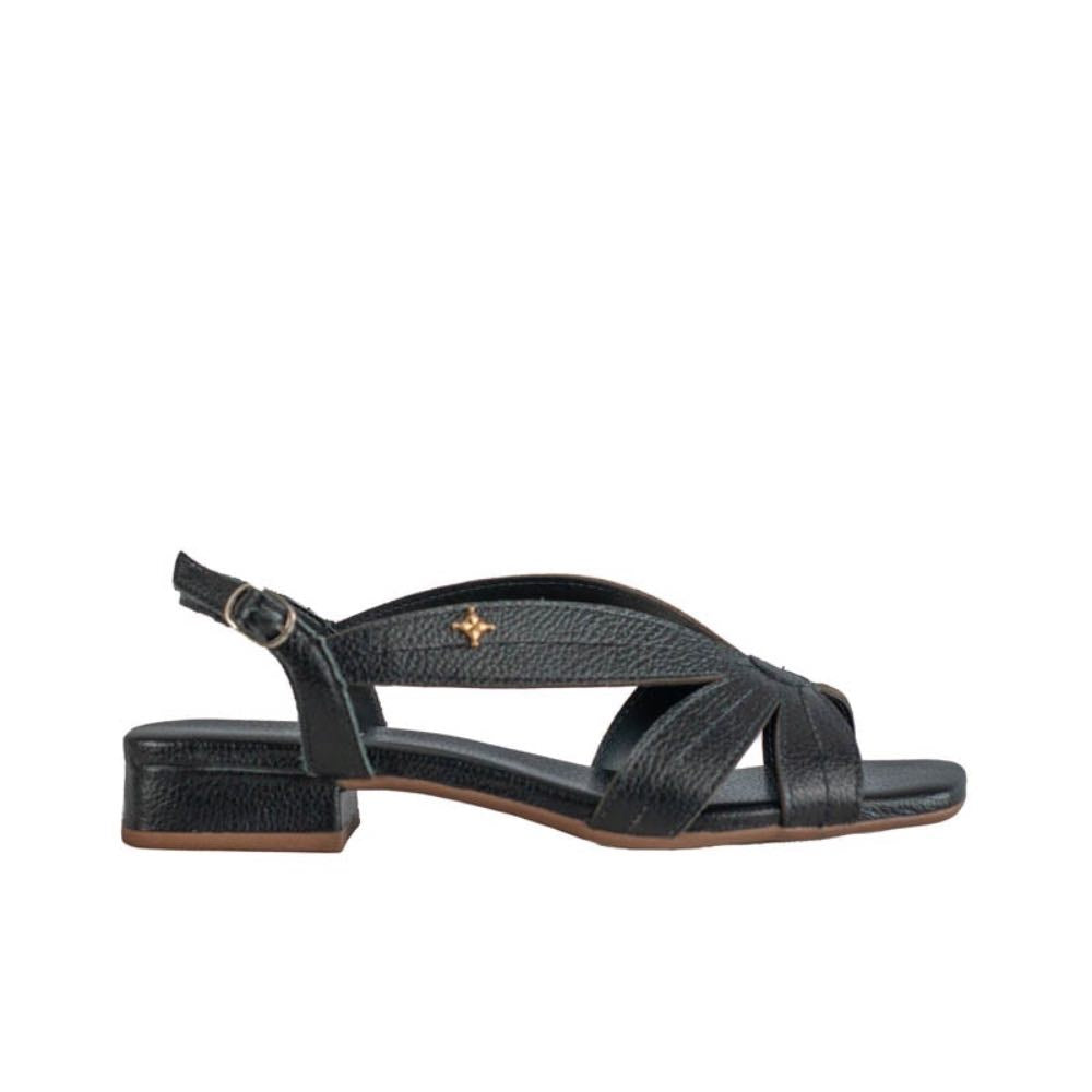 Sandália de Couro Cavezzale Floter Preto 104860