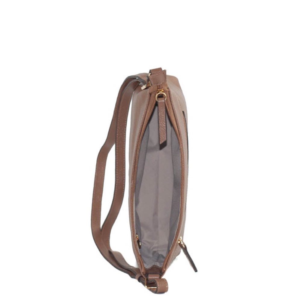 Bolsa Média Tiracolo de Couro Cavezzale Arábica 105497