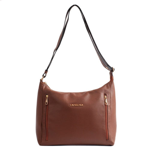 Bolsa Hobo Grande Couro Soft Cavezzale Caramelo 105661