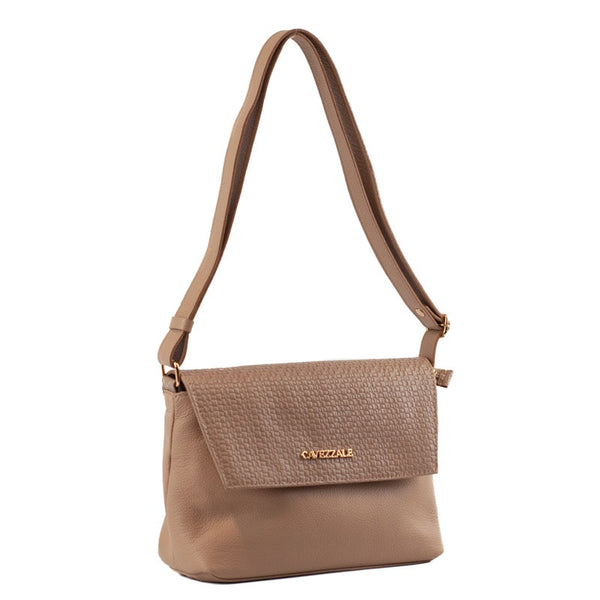Bolsa Satchel Média Couro Soft Cavezzale Nude 105663